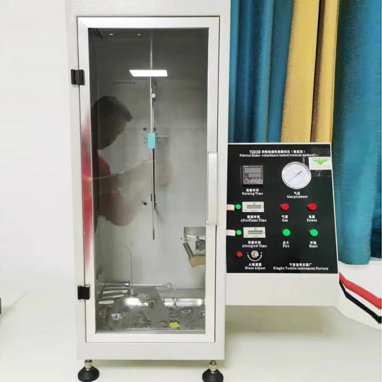 Tester wydajności tkanin ognioodpornych YG815B (metoda pionowa)